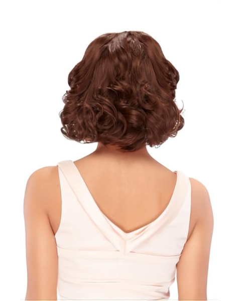 Cool Monofilament Wavy Chin Length Classic Wigs