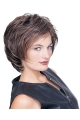 Brown Good Layered Wavy Short Wigs