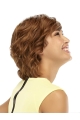 Glamorous Monofilament Wavy Chin Length Human Hair Wigs For Cancer