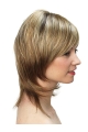 10" Straight Monofilament Blonde Synthetic Chin Length Bob Wigs