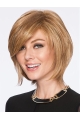 Blonde Bobs Straight Capless 10" Synthetic Wigs