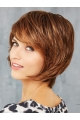 Capless Auburn Synthetic 10" Chin Length Wigs Bobs