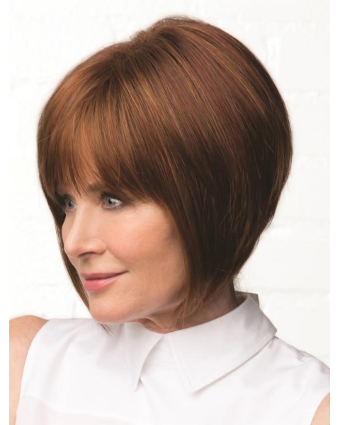 Auburn Bobs Straight Capless 10" Synthetic Wigs