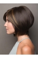 Straight Chin Length 10" Monofilament Bob Most Natural Looking Synthetic Wig