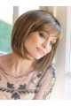 10" Chin Length Brown Straight Beautiful Bob Wigs