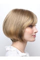 10" Chin Length Blonde Straight Designed Bob Wigs