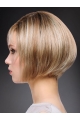 Top 10" Chin Length Straight Blonde Bob Wigs