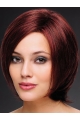 No-fuss 10" Chin Length Straight Red Bob Wigs