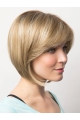 10" Chin Length Blonde Straight Fabulous Bob Wigs