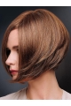 Ideal 10" Chin Length Straight Brown Bob Wigs