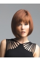 10" Chin Length Auburn Straight Fashionable Bob Wigs