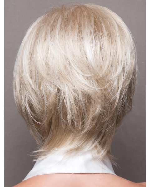 Blonde 10" Monofilament Synthetic Bob Style Wig