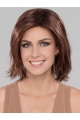 12" Chin Length Auburn Straight Natural Bob Wigs