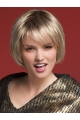 Straight Chin Length Blonde Bob Synthetic Wigs