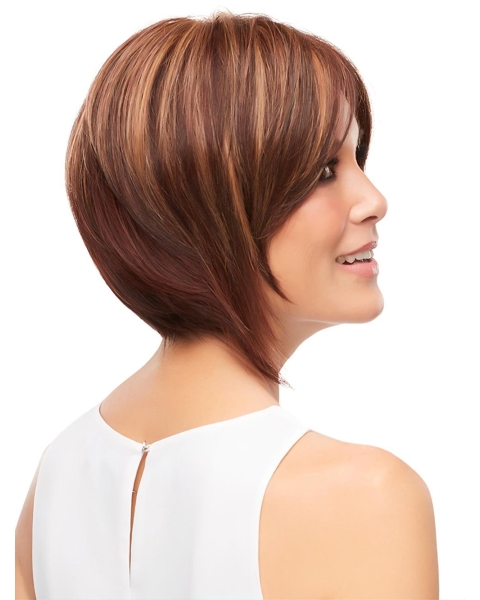 Monofilament 10" Straight Best Synthetic Hair Wig