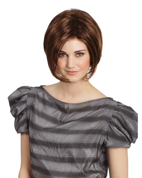 Lace Front Straight 10" Auburn Wigs Bob