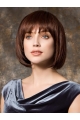 Brown 10" Straight Cropped Bob Wigs