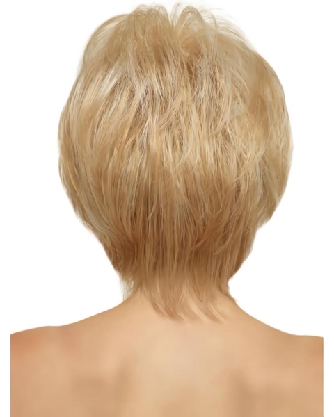 Chin Length Monofilament Synthetic Mono Synthetic Wigs For Women