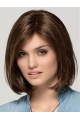 Remy Human Hair Monofilament Brown 11" Bob Wig