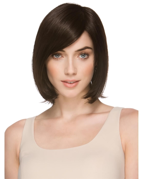 Popular Blonde Chin Length Petite Monofilament Wigs