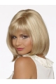 Braw Chin Length Blonde Straight Petite Synthetic Wigs