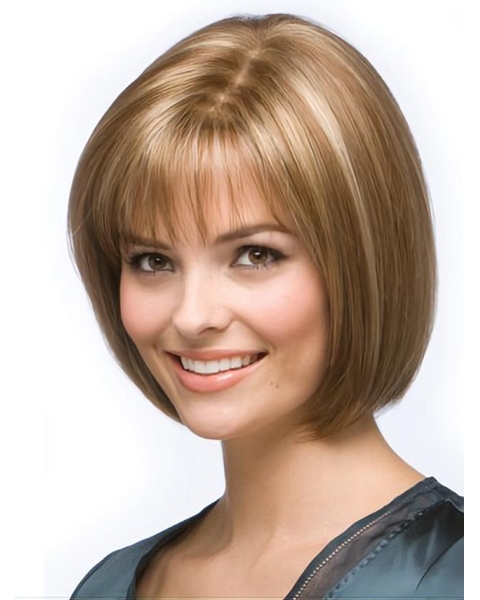 Easy Blonde Straight Chin Length Wigs