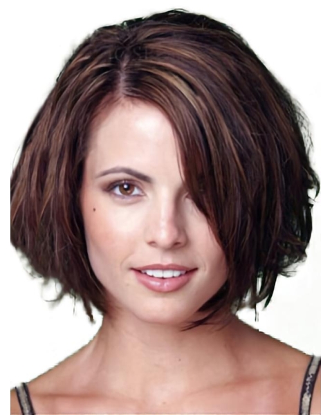 High Quality Auburn Lace Front Chin Length Wigs