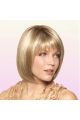 Great Monofilament Straight Chin Length Lace Wigs