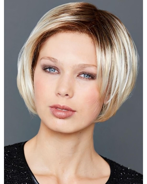 8" Straight High Quality Synthetic Bob Wigs