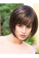 8" Straight Modern Synthetic Bob Wigs