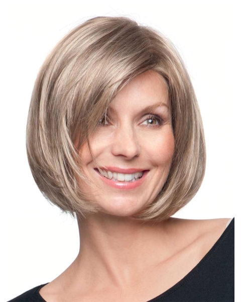 Blonde Braw Monofilament Synthetic Medium Wigs