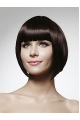 Trendy Black Straight Chin Length Human Hair Wigs