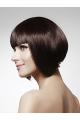 Trendy Black Straight Chin Length Human Hair Wigs