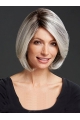 Grey Lady Without Bangs Bobs Human Wigs