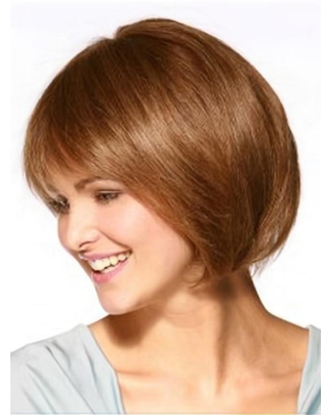 Gorgeous Monofilament Straight Chin Length Wigs