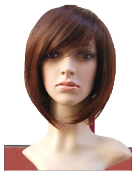 Discount Auburn Straight Chin Length Wigs