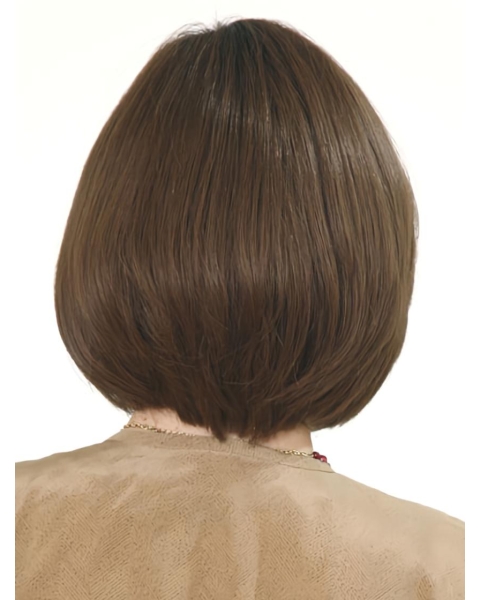 Shining Lace Front Straight Chin Length Bob Wigs