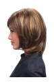 Perfect Brown Straight Chin Length Human Hair Wigs