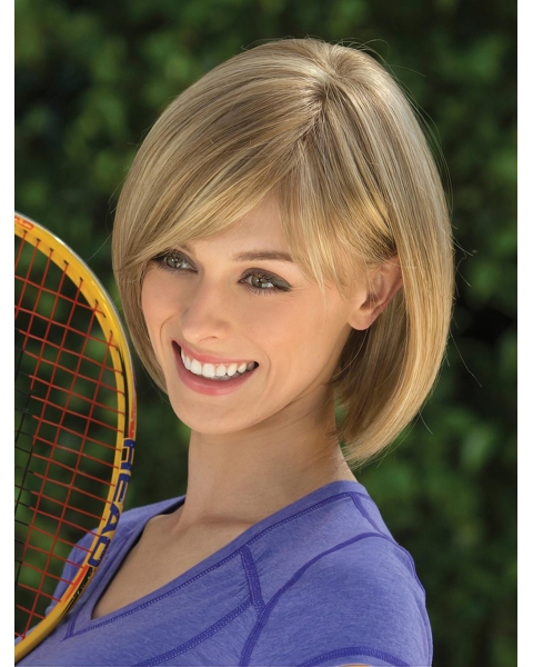 New Design Chin Length Straight Blonde Bobs So Great Wigs