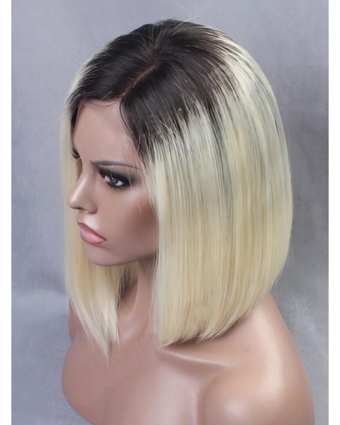 Inspired Ombre Bob Full Lace Human Hair Wig