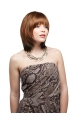 Auburn Straight Chin Length Synthetic Wigs