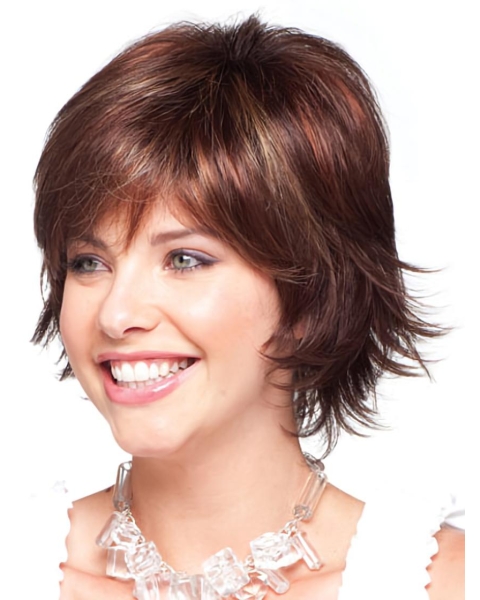 Braw Auburn Straight Chin Length Synthetic Wigs