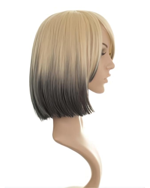 Blonde Straight Chin Length Celebrity Wigs