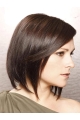 Trendy Lace Front Straight Chin Length Remy Human Lace Wigs