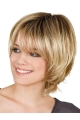 Blonde Straight Synthetic Cosy Short Wigs