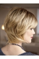 Wholesome Blonde Monofilament Chin Length Wigs