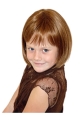 Easeful Auburn Straight Chin Length Kids Wigs