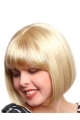 Bobs Suitable Blonde Straight Medium Wigs