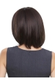 High Quality Black Straight Chin Length 100% Hand-tied Comfortable Wigs