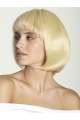 Flexibility Straight Bobs Blonde Short Wigs